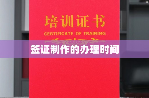 复兴签证制作的办理时间