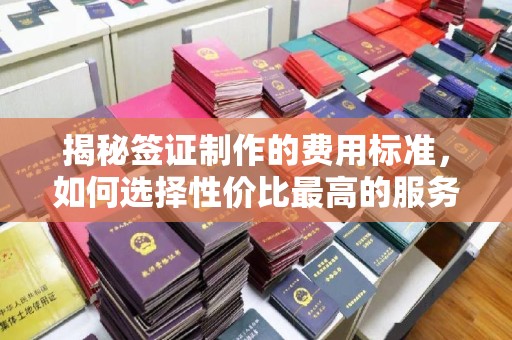 复兴揭秘签证制作的费用标准，如何选择性价比最高的服务？