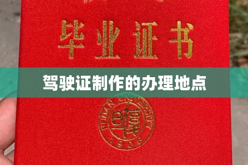 复兴驾驶证制作的办理地点