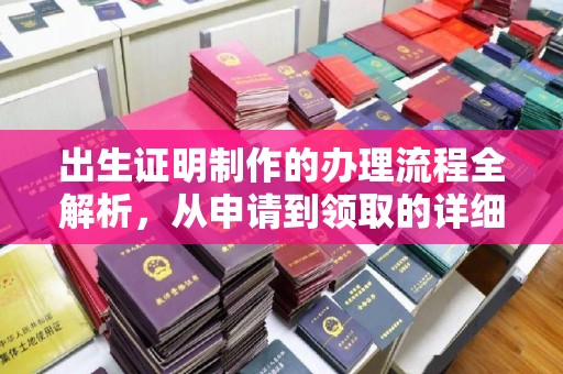 复兴出生证明制作的办理流程全解析，从申请到领取的详细指南