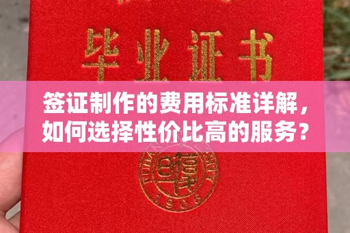 复兴签证制作的费用标准详解，如何选择性价比高的服务？